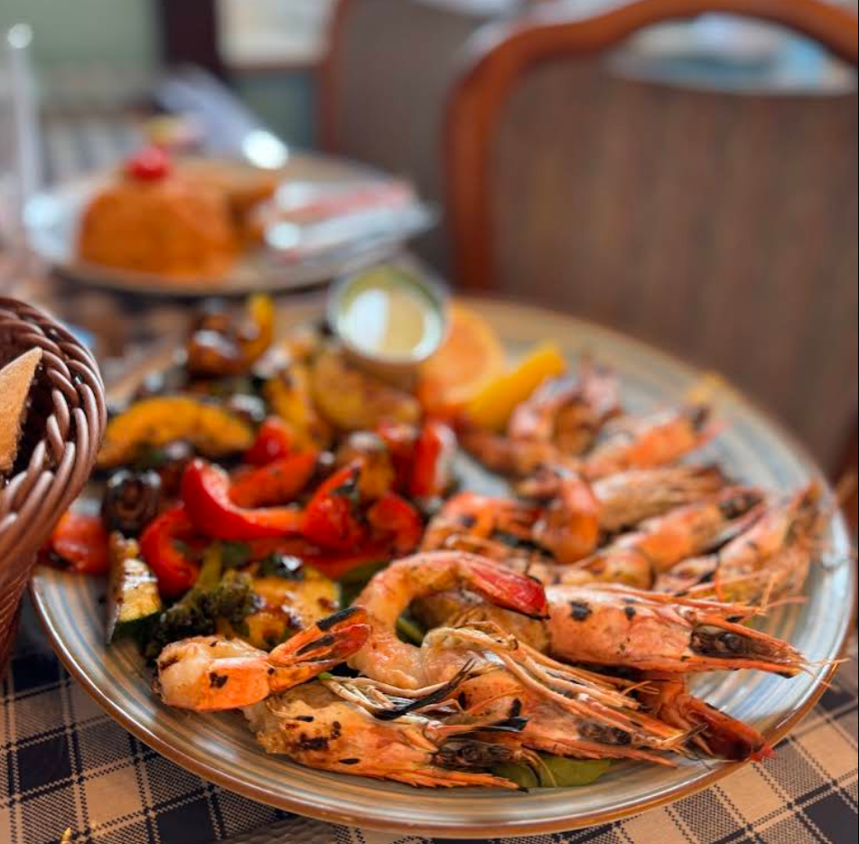 Gegrillte mediterrane Spezialitäten